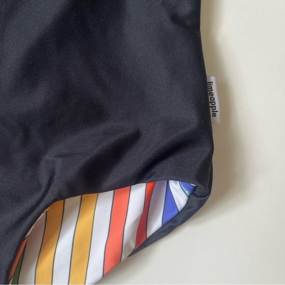 Limeapple Girl’s Rebel - Reversible Rainbow Sunglasses One Piece Swimsuit - Picture 4 of 16